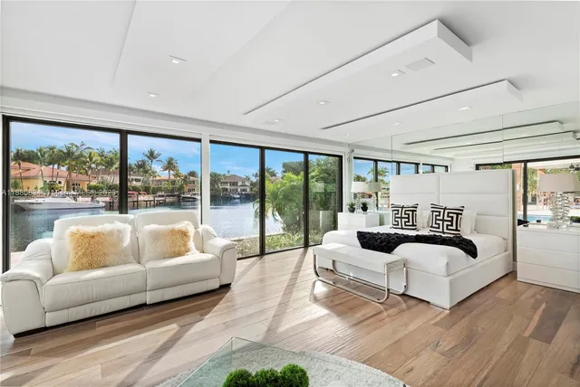 a view of a patio with swimming pool