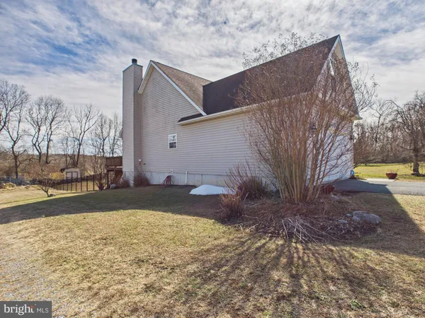 a backyard of a house