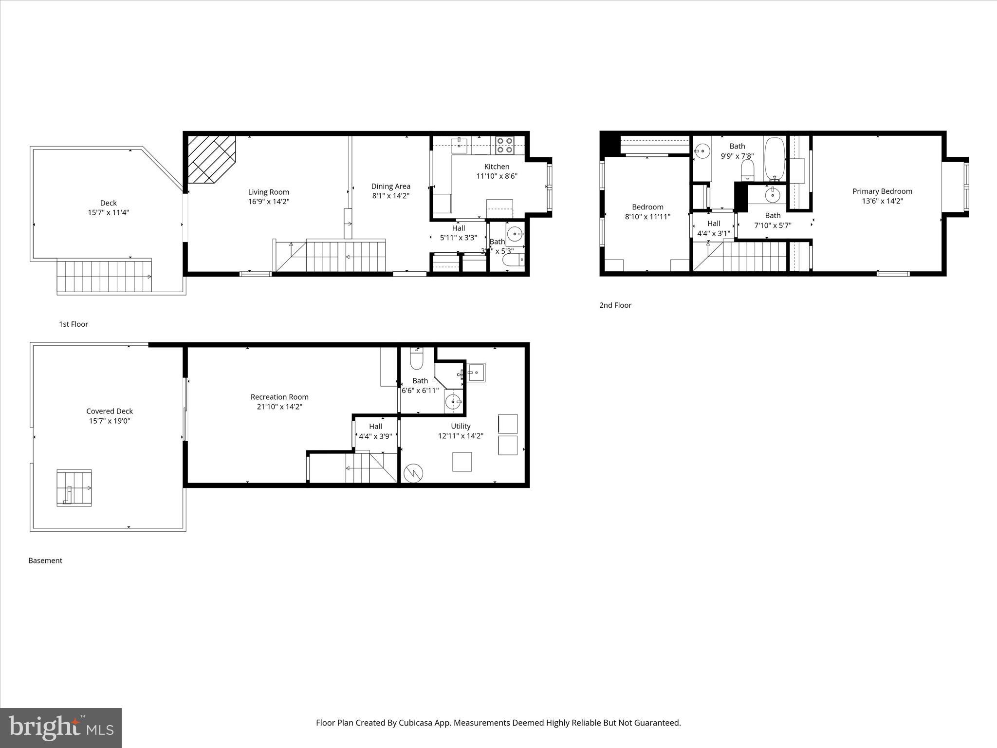 1773 Whisperhill Drive Reston, VA 20194 - Photo 51 of 51 a picture of a floor plan