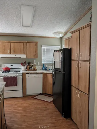 a table and chairs in a room