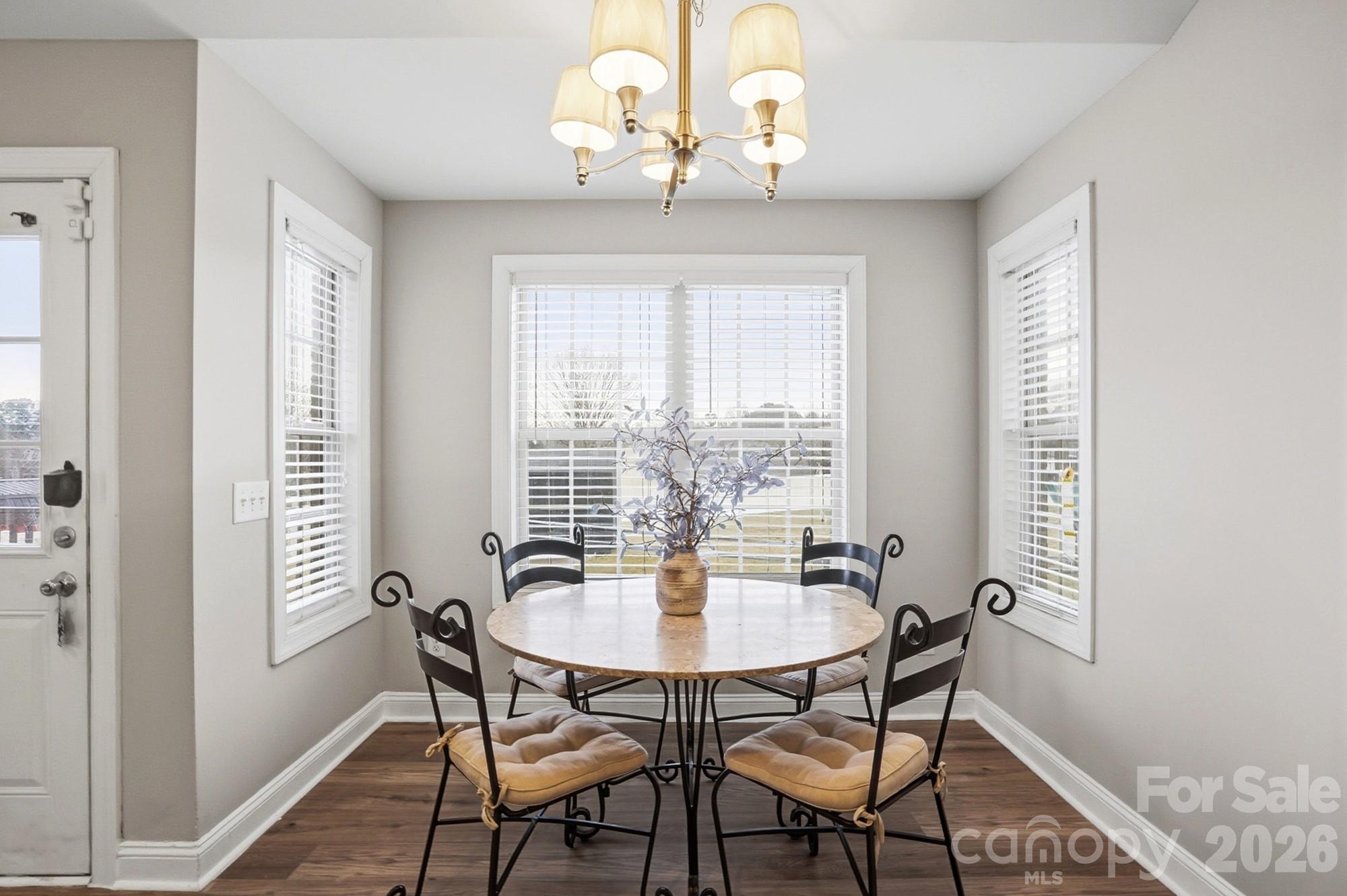 2122 Centergrove Road Kannapolis, NC 28083 - Photo 18 of 47 a view of a dining room with furniture window and outside view