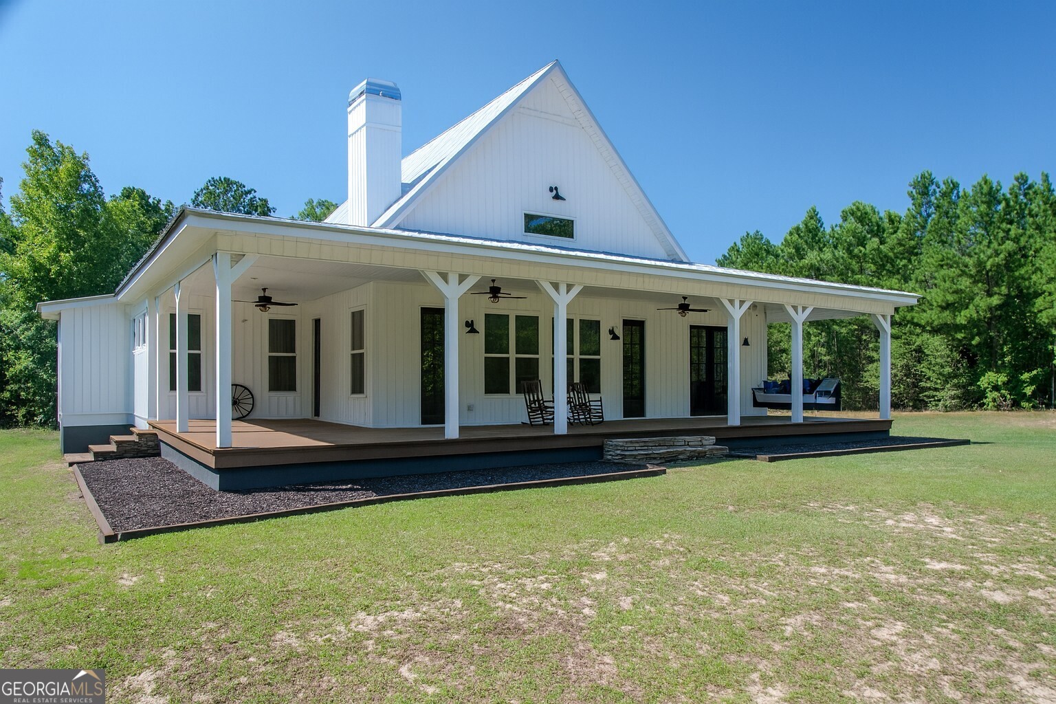 221 Butler Road Southeast Milledgeville, GA 31061 - Photo 15 of 60 a view of a house with pool and garden