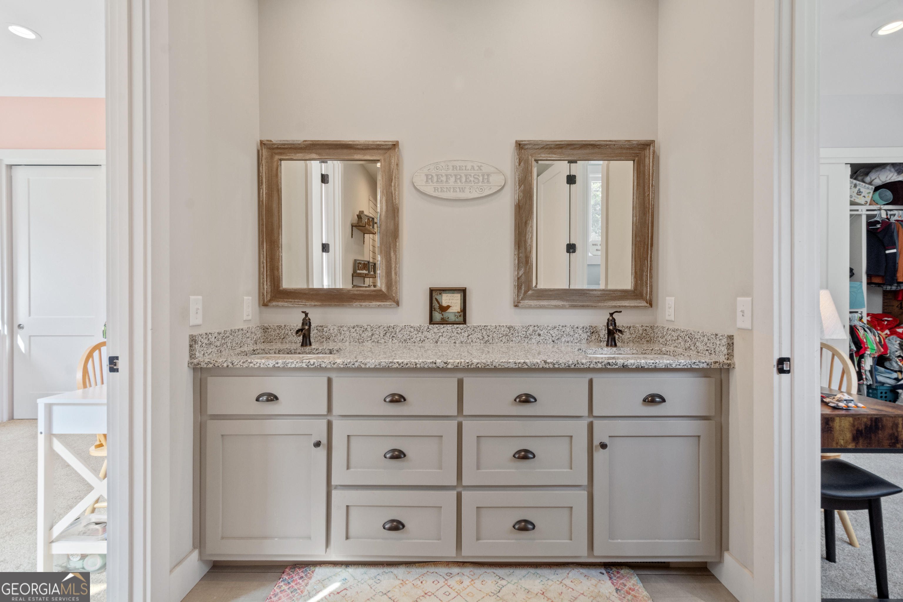 221 Butler Road Southeast Milledgeville, GA 31061 - Photo 47 of 60 a bathroom with sink granite and a vanity