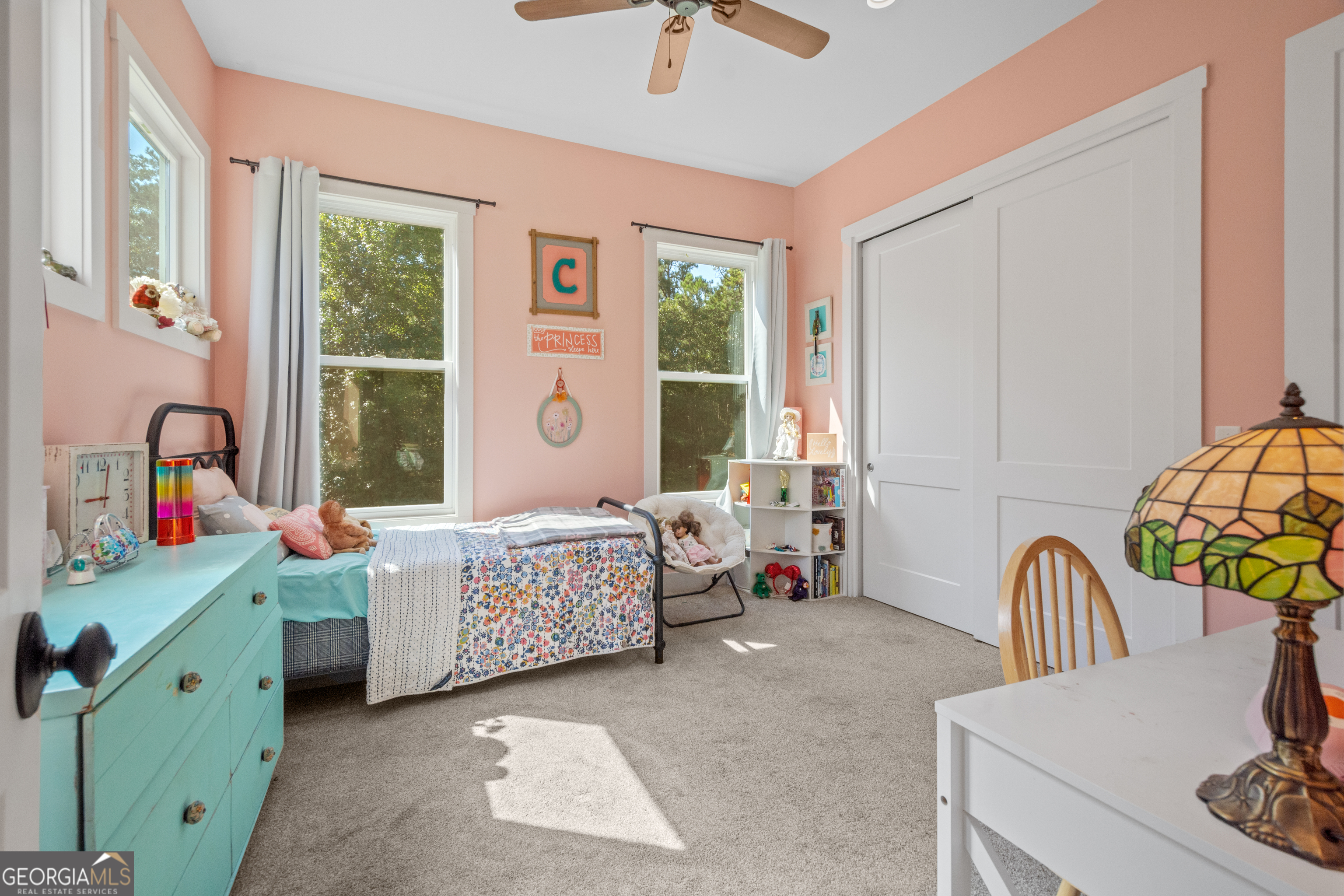 221 Butler Road Southeast Milledgeville, GA 31061 - Photo 48 of 60 a room with two beds and a window