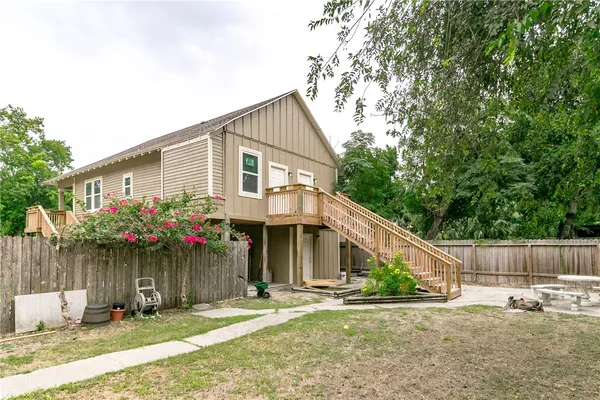 a front view of a house with a balcony