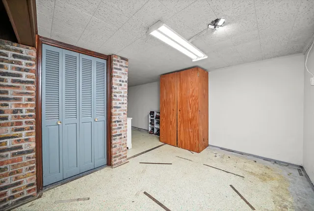 a view of a room with a hallway