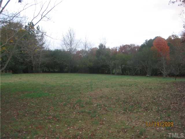 3908 Littlefield Court Raleigh, NC 27606 - Photo 16 of 25 VIEW OF THE ALMOST 1-ACRE FLAT BACKYARD