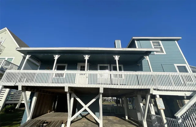 a front view of a house with balcony