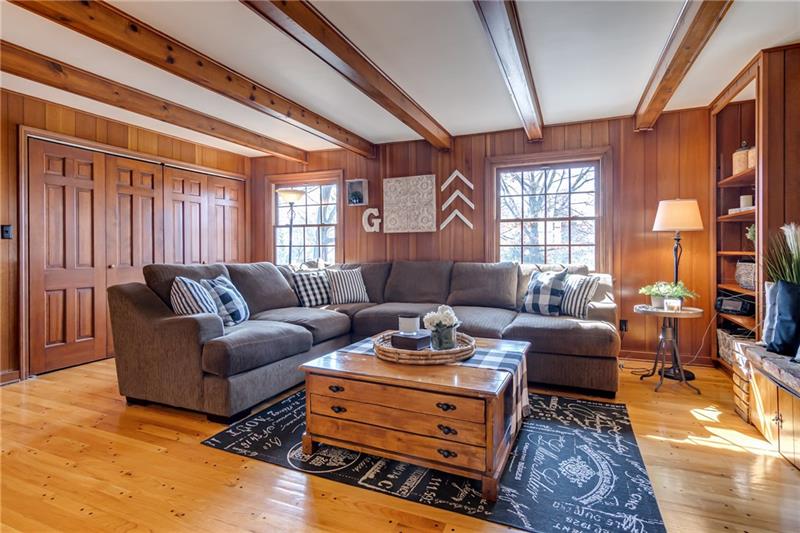 1609 Terrie Drive Pittsburgh, PA 15241 - Photo 9 of 24 Double doors to the left open to an area for your desk and shelving area for use as an office.