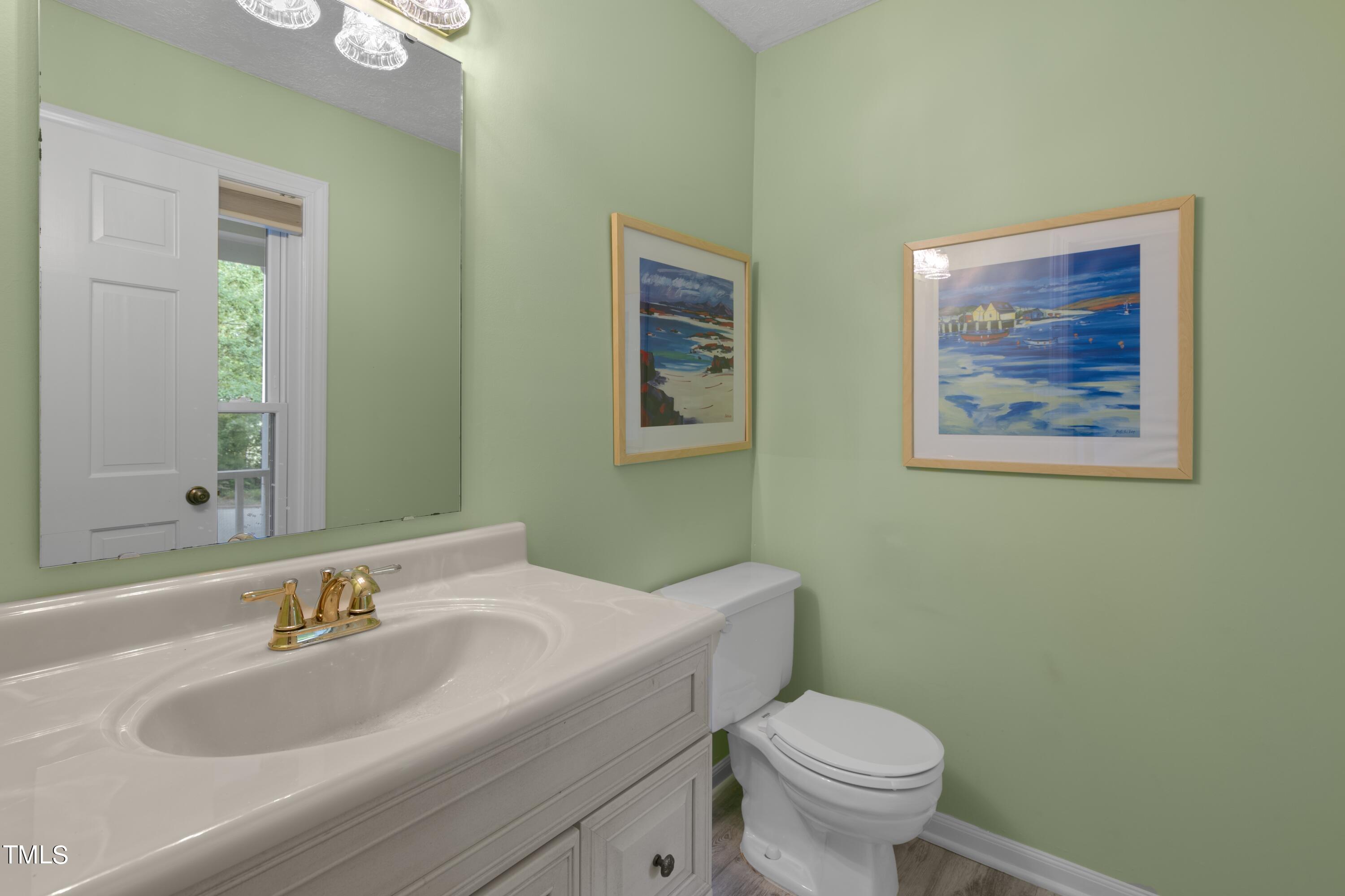 102 Old Bellows Court Raleigh, NC 27607 - Photo 7 of 36 a bathroom with a sink and a toilet