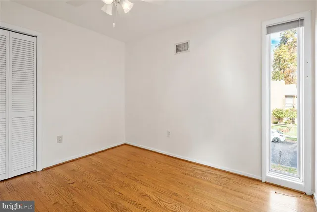 wooden floor in an empty room