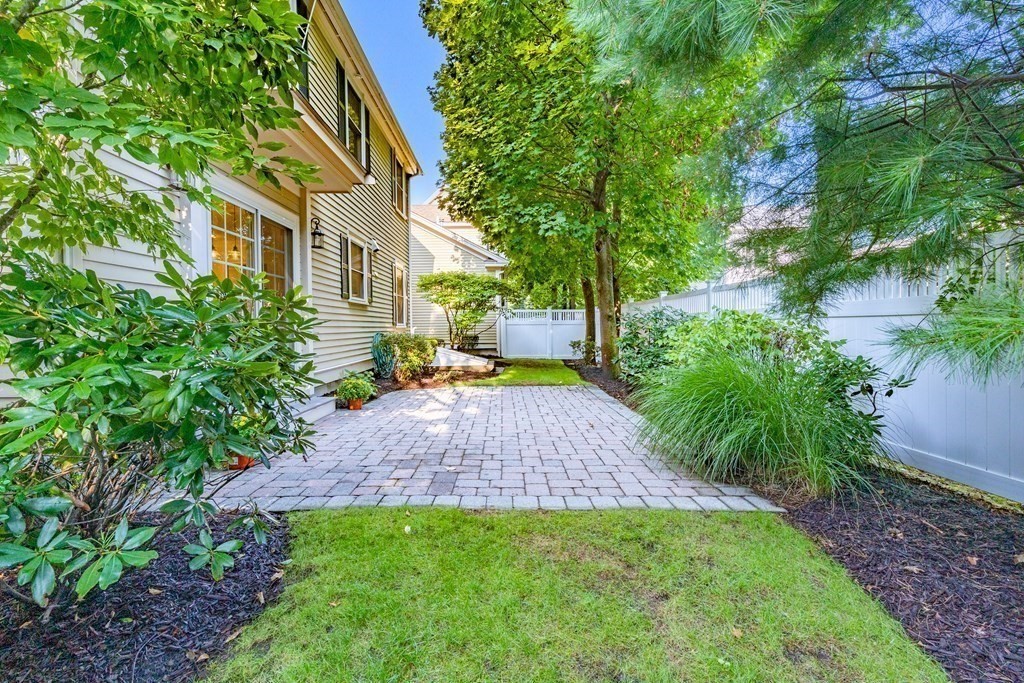 96 Crescent Street, Unit 96 Newton, MA 02466 - Photo 31 of 36 a view of a yard with plants and large trees