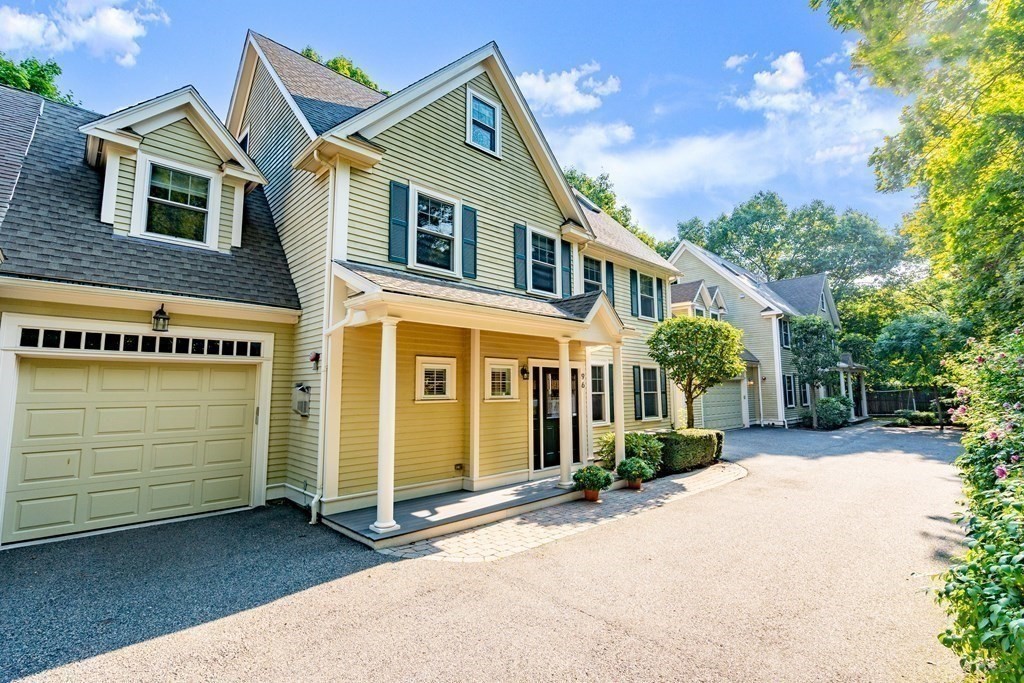 96 Crescent Street, Unit 96 Newton, MA 02466 - Photo 35 of 36 a view of a white house with a large windows