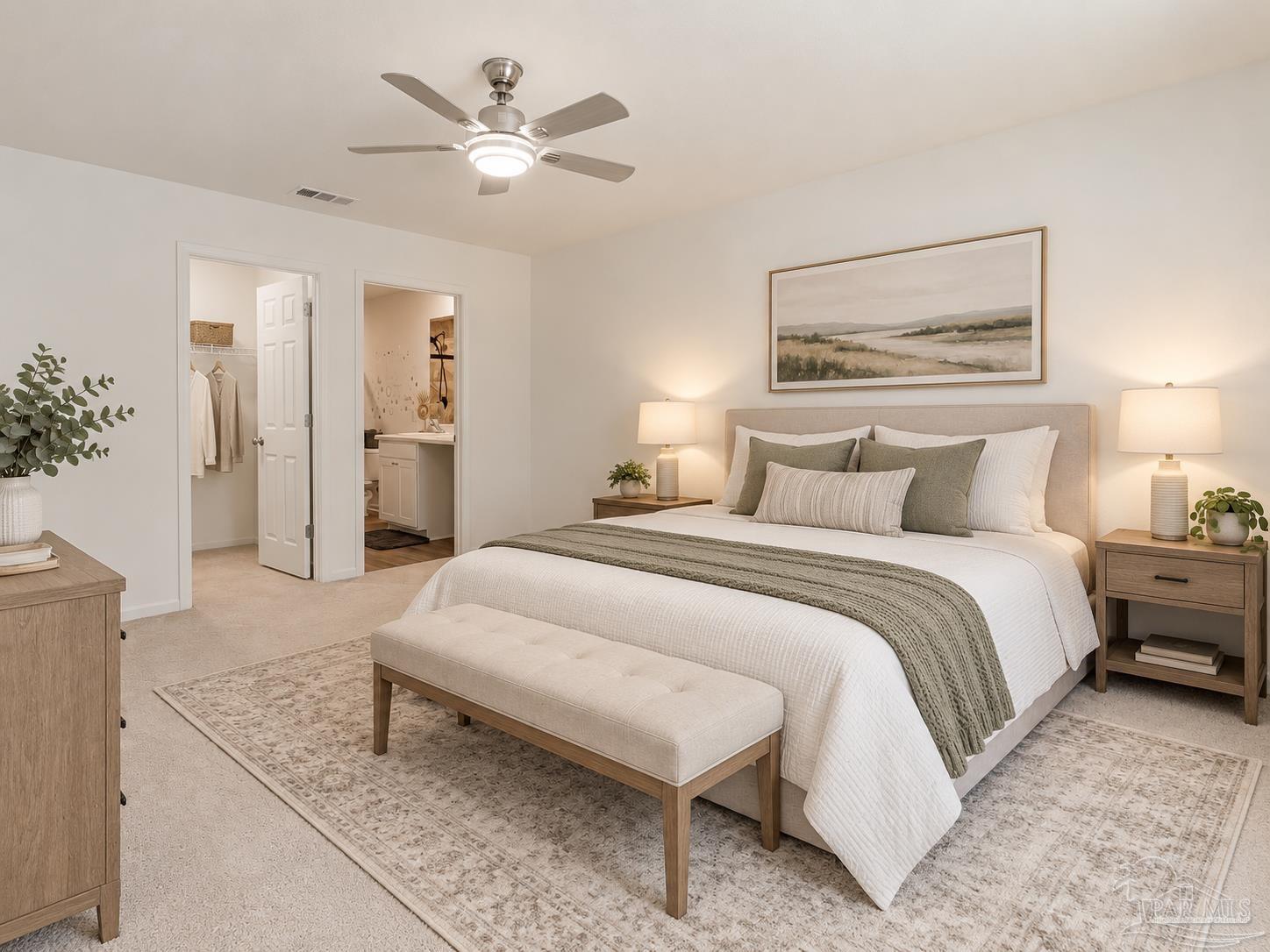 7821 Maxton Road Pensacola, FL 32514 - Photo 24 of 40 Main Bedroom Virtually Staged