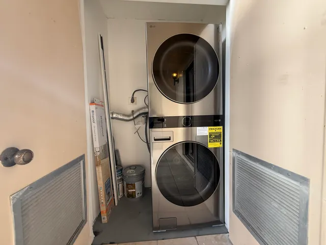 a view of a glass door and the balcony