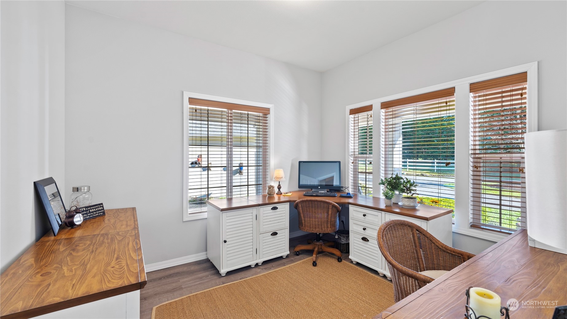 14293 Rosario Road Anacortes, WA 98221 - Photo 12 of 40 a view of a workspace with furniture and a window
