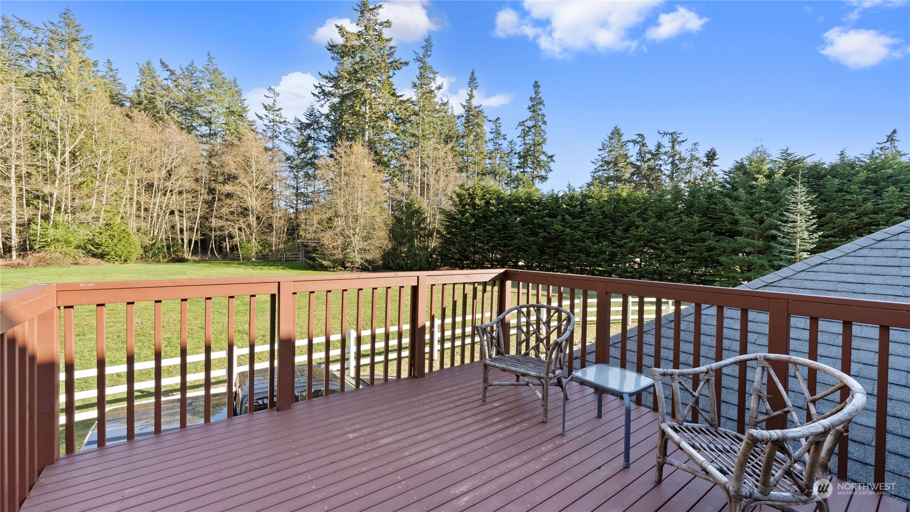 14293 Rosario Road Anacortes, WA 98221 - Photo 28 of 40 a view of a two chairs on the roof deck