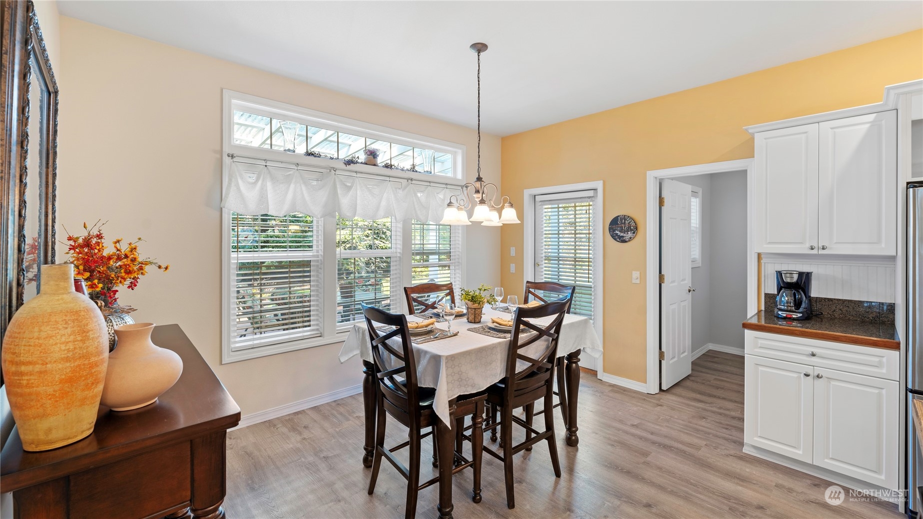 14293 Rosario Road Anacortes, WA 98221 - Photo 9 of 40 a view of a dining room with furniture window and outside view