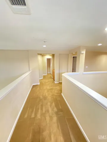 a view of a bathtub in a room