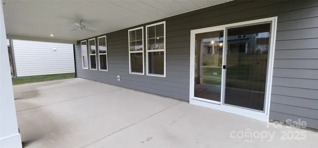 a view of front door of house