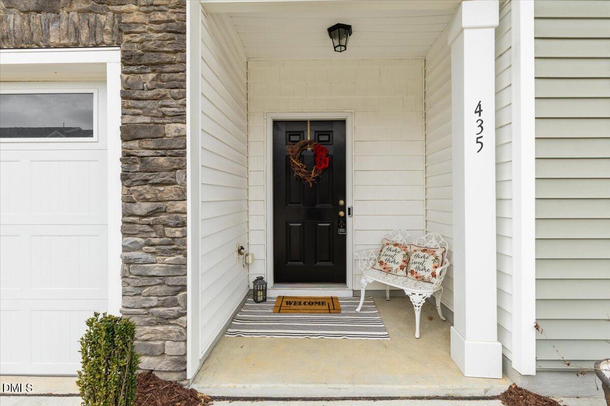 435 Leighann Ridge Lane Rolesville, NC 27571 - Photo 3 of 21 a view of a entryway door front of house