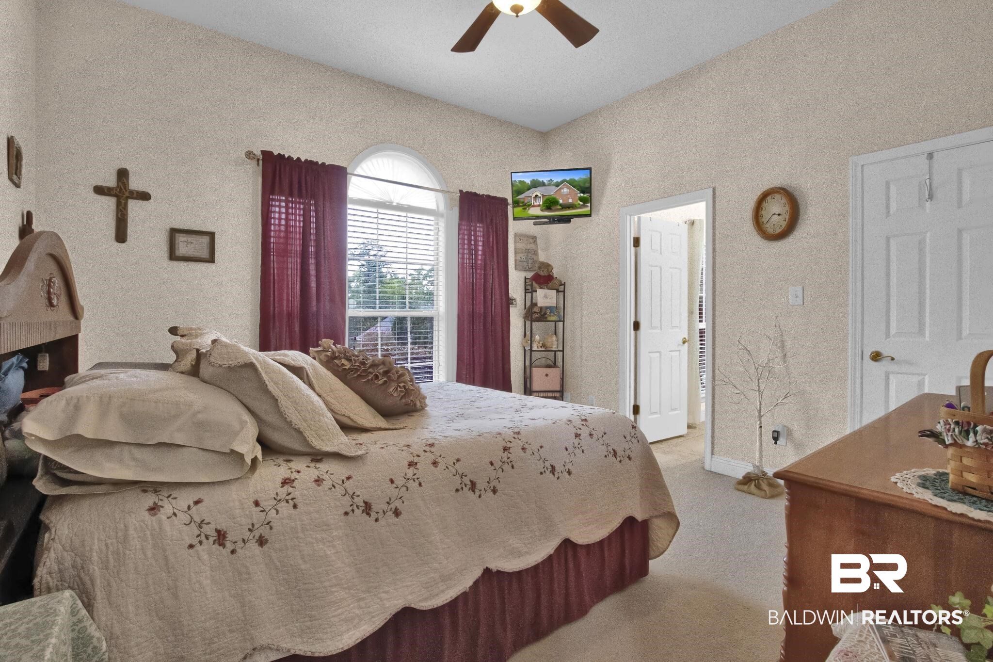 1 Bens Bluff Daphne, AL 36527 - Photo 33 of 56 Carpeted bedroom with ceiling fan