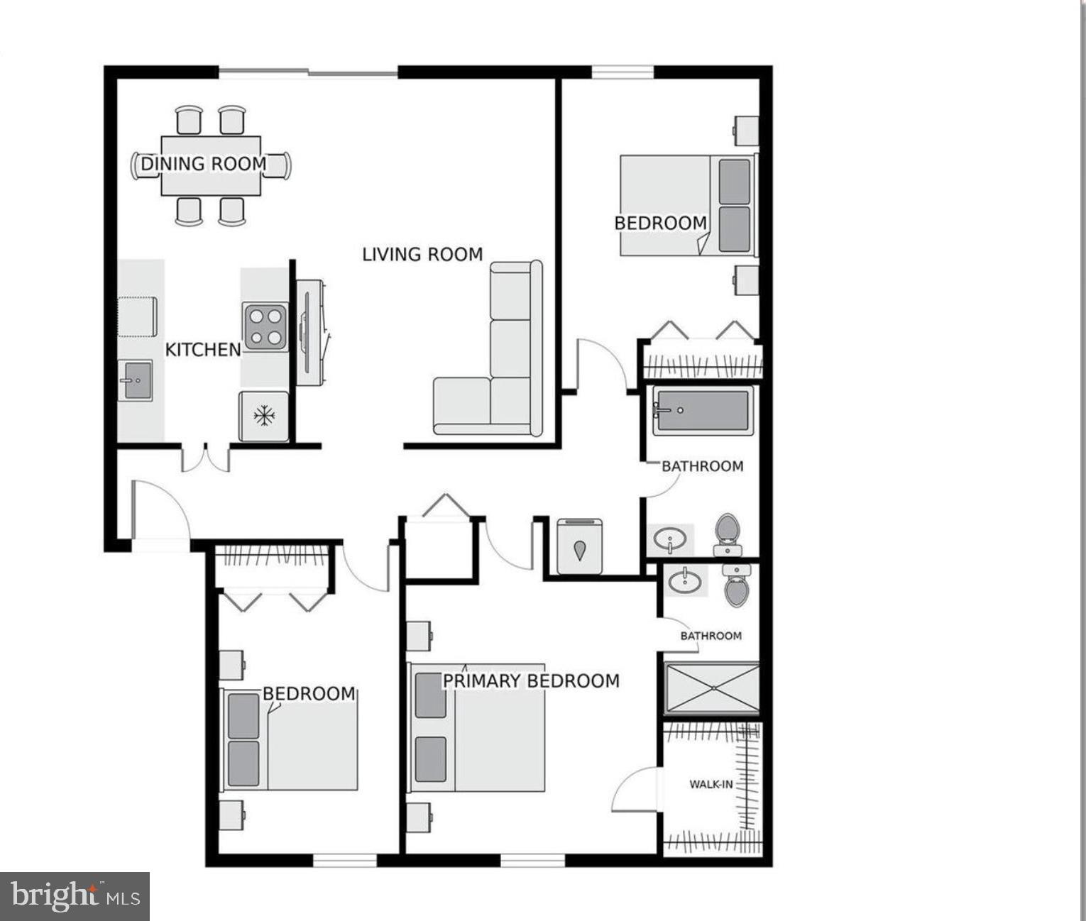 11606 Stoneview Square, Unit 12C Reston, VA 20191 - Photo 32 of 32 Floor Plan