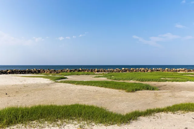 a view of a water and an ocean