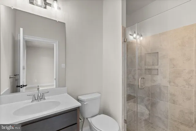 an empty room with an entryway