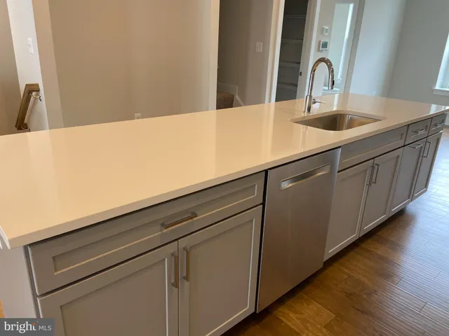 a close view of sink and mirror