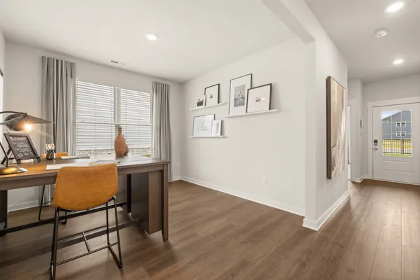 a view of room with bathroom