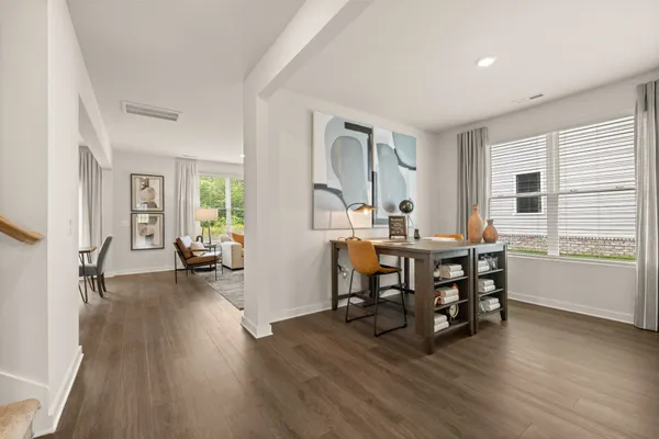a bedroom with a bed and a cabinets