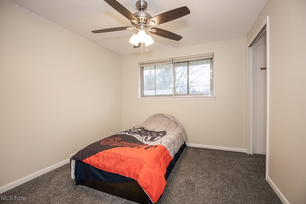 4357 Valleyside Road Cleveland, OH 44135 - Photo 11 of 26 Carpeted bedroom featuring ceiling fan