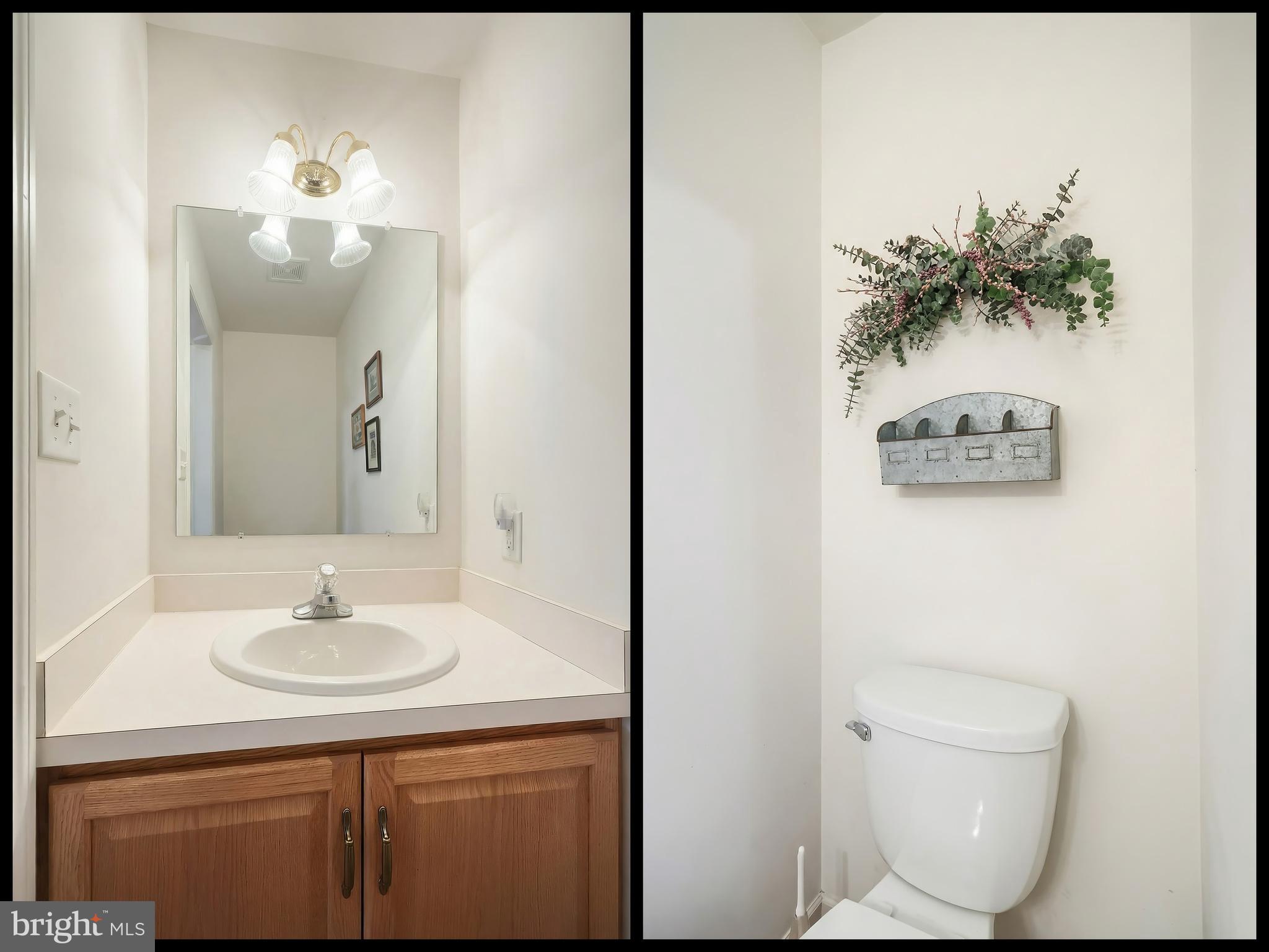 39 Spring Hill Lane Mountville, PA 17554 - Photo 19 of 28 a bathroom with a toilet sink and mirror
