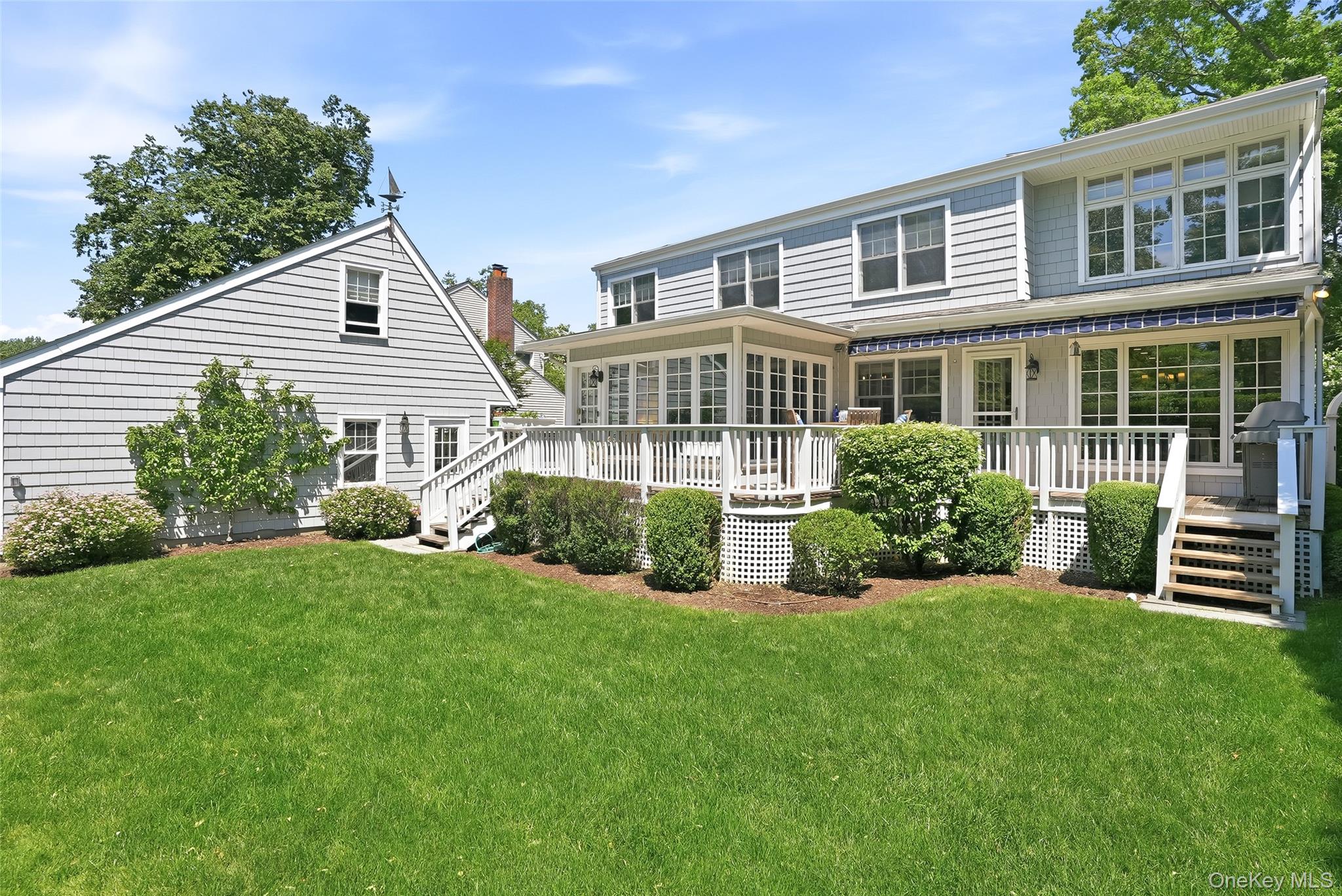 5 Mayfield Street Rye, NY 10580 - Photo 26 of 35 Wrap around deck with access from the kitchen as well as the sun room