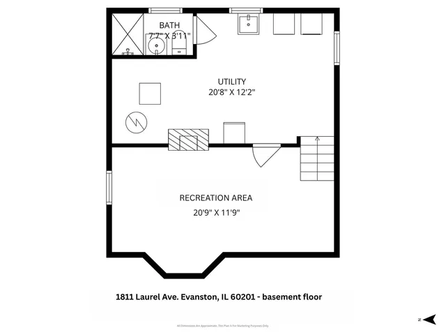 $460,000 | 1811 Laurel Avenue, Evanston, IL 60201