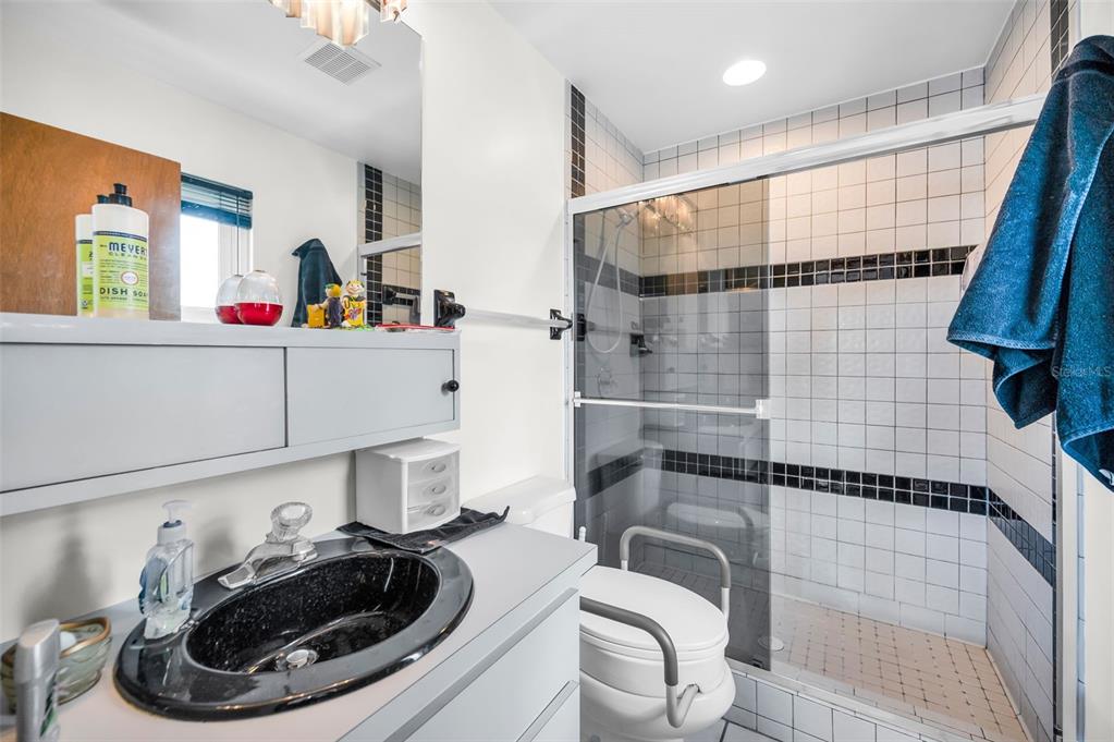 16108 6th Street East Redington Beach, FL 33708 - Photo 38 of 60 a bathroom with a sink a toilet and shower