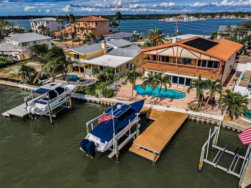 16108 6th Street East Redington Beach, FL 33708 - Photo 50 of 60 an aerial view of a house with a ocean view
