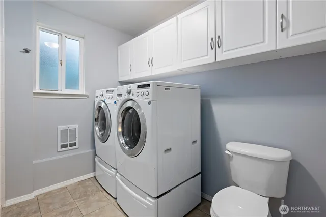 a view of a garden with a slide