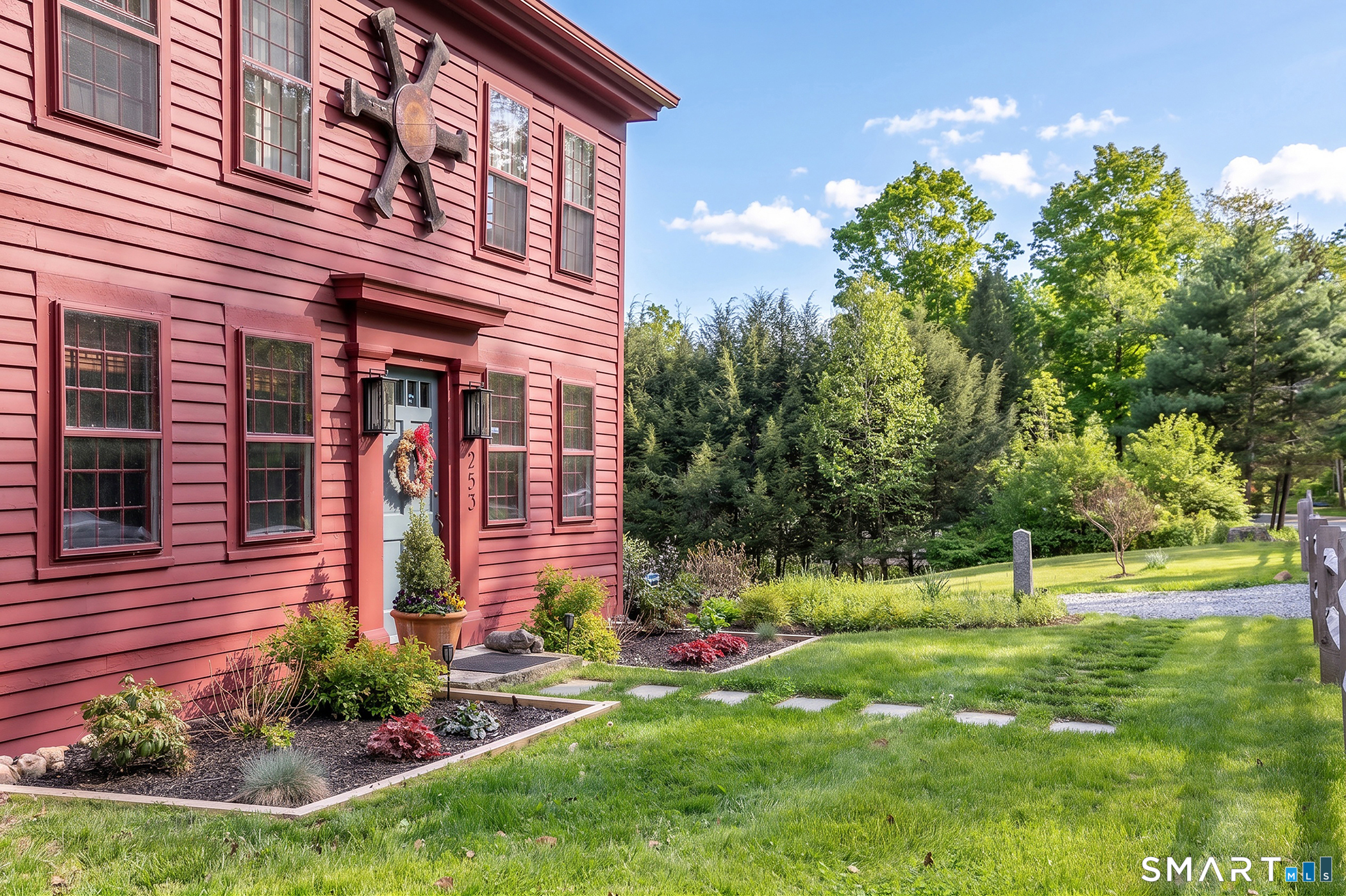 253 Bacon Pond Road Woodbury, CT 06798 - Photo 1 of 35 New flowerbeds and walkway.
