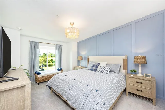 a workspace with furniture and potted plants