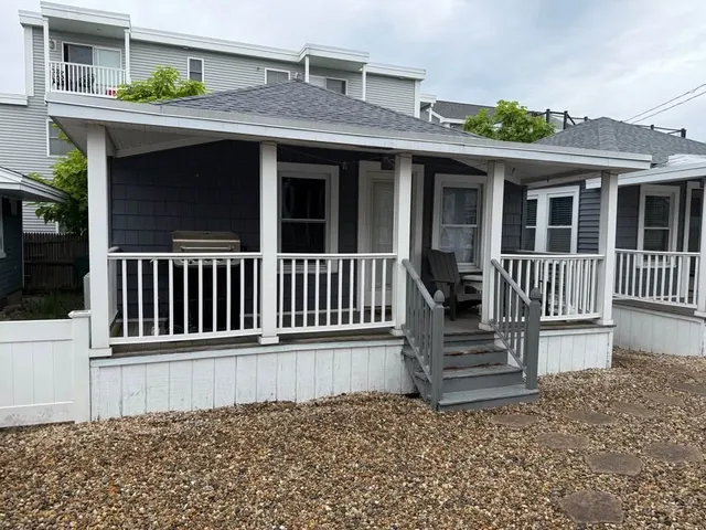 a view of a house with a porch