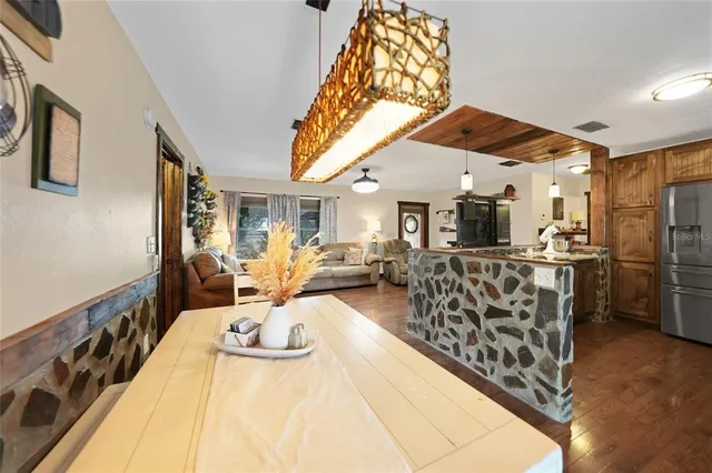 a very nice looking room with a large window