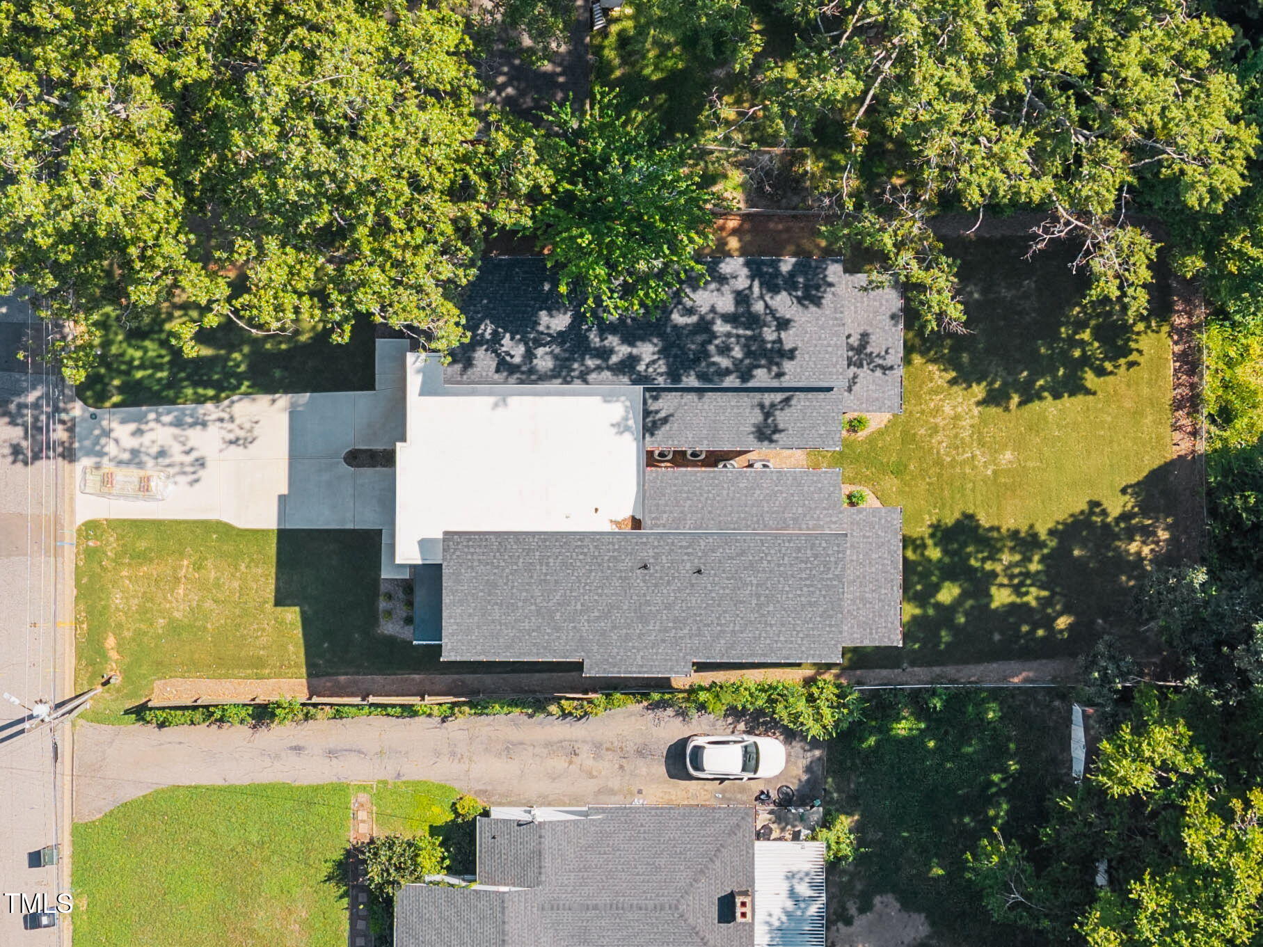 808 Culpepper Lane Raleigh, NC 27610 - Photo 27 of 27 an aerial view of a house with swimming pool