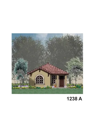 a picture of a bench in middle of a building