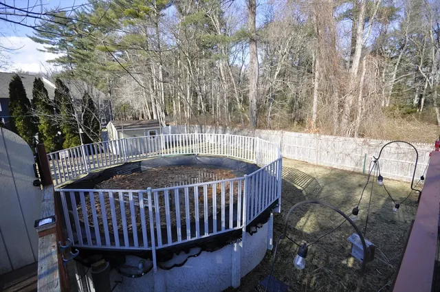 a building outdoor space with patio furniture