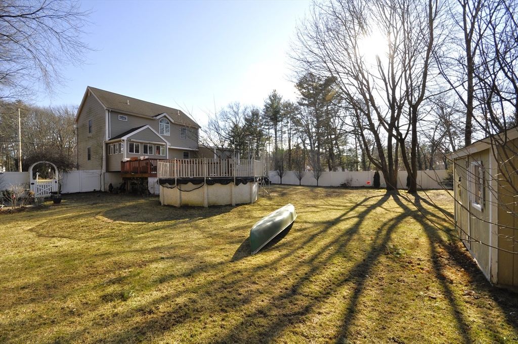 413 Harvard Street Whitman, MA 02382 - Photo 38 of 42 a view of swimming pool with a yard