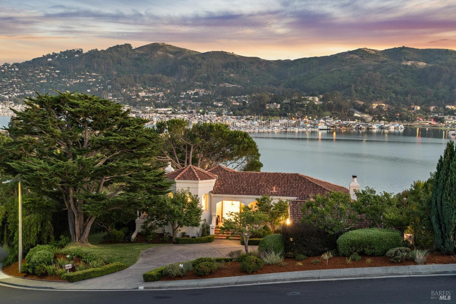 113 Chapel Drive Mill Valley, CA 94941 - Photo 1 of 60 a view of a lake with a mountain in the background