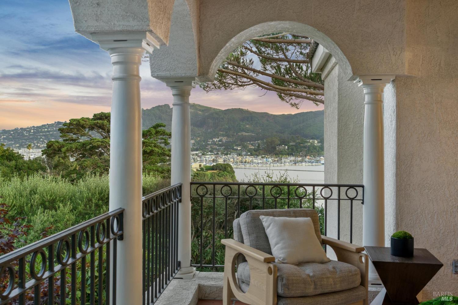 113 Chapel Drive Mill Valley, CA 94941 - Photo 4 of 60 a view of a balcony with furniture