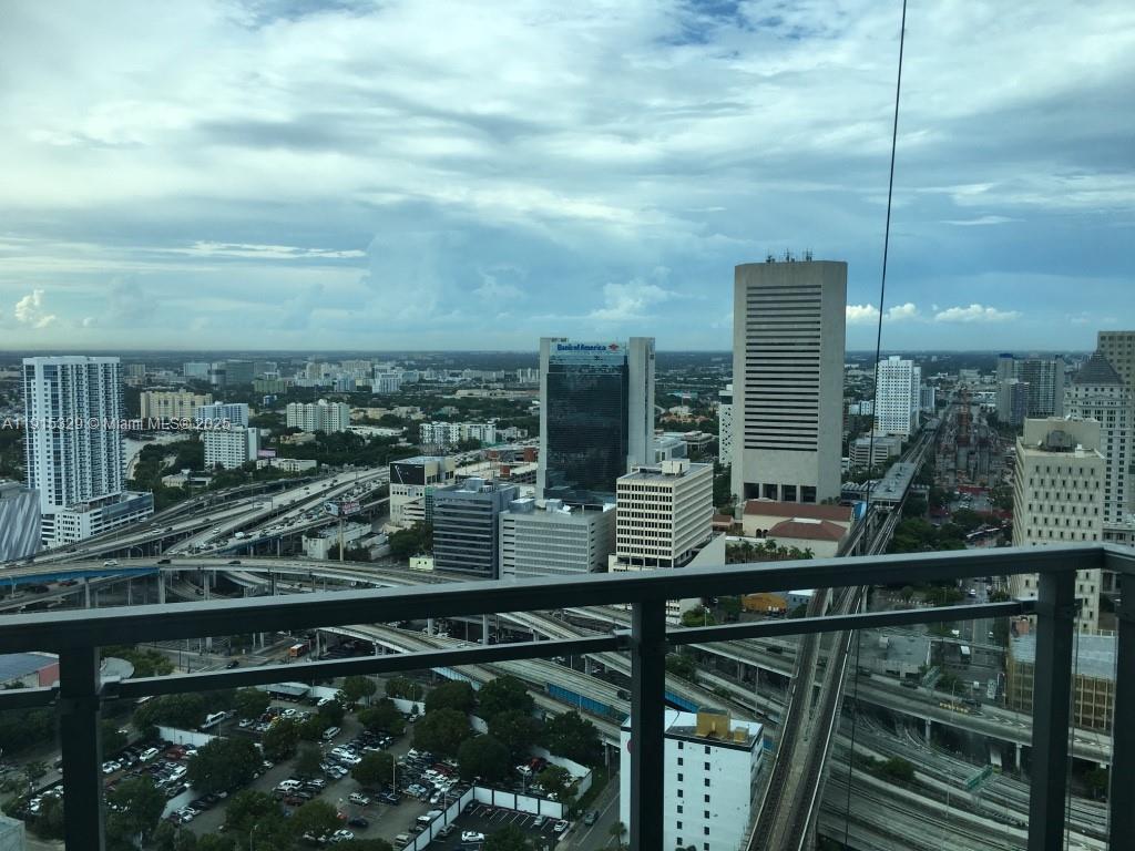 90 Southwest 3rd Street, Unit 3608 Miami, FL 33130 - Photo 12 of 12 a city view from a balcony